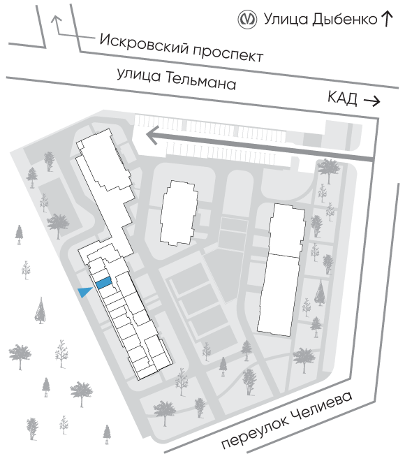 Расположение дома