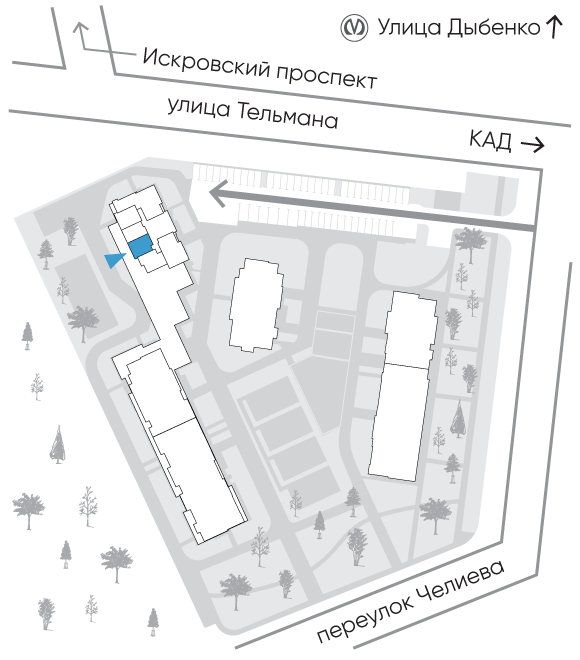 Расположение дома