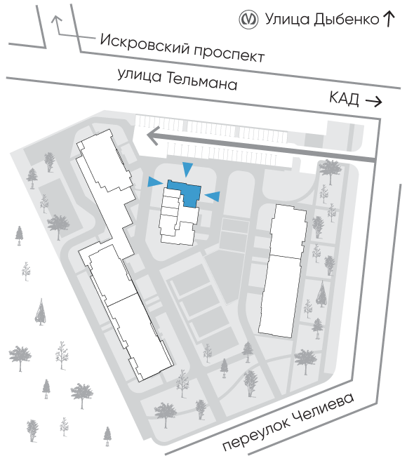 Расположение дома