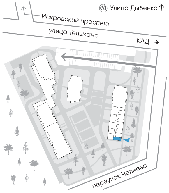 Расположение дома