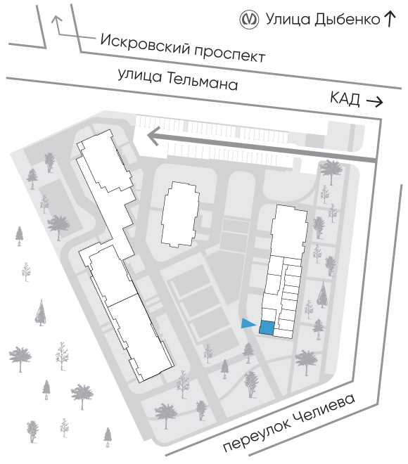 Расположение дома