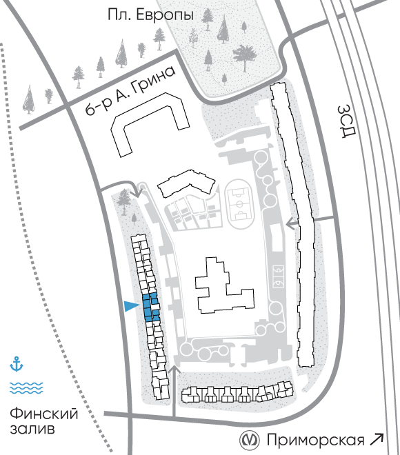 Расположение дома