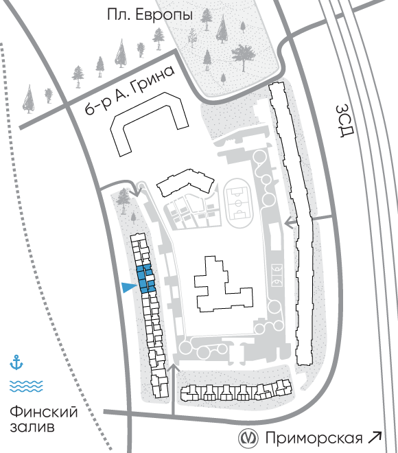 Расположение дома