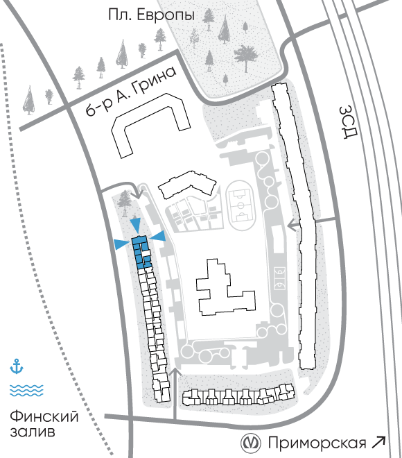 Расположение дома