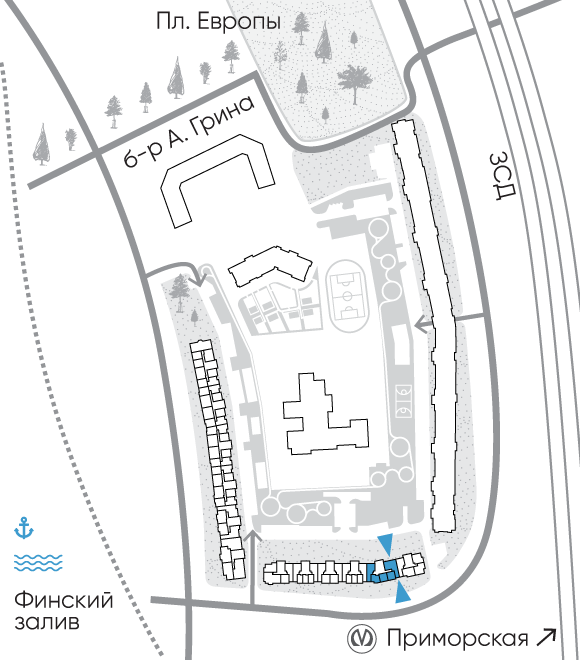 Расположение дома