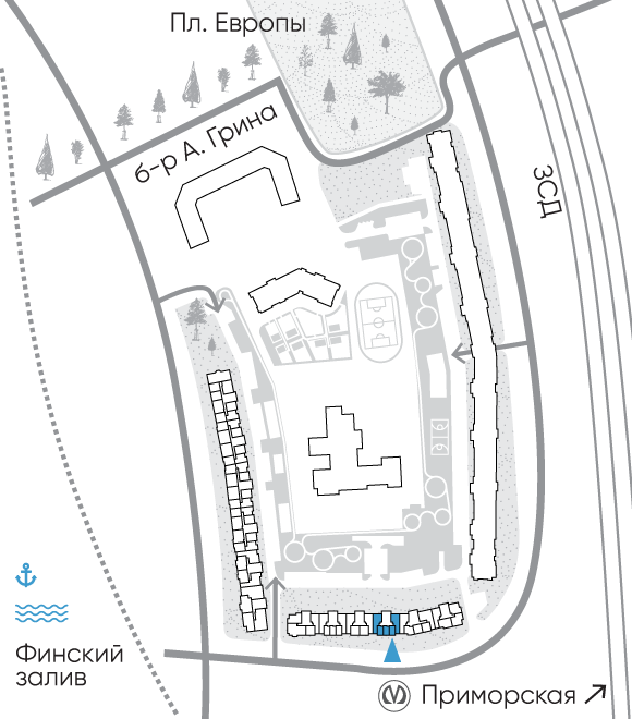 Расположение дома