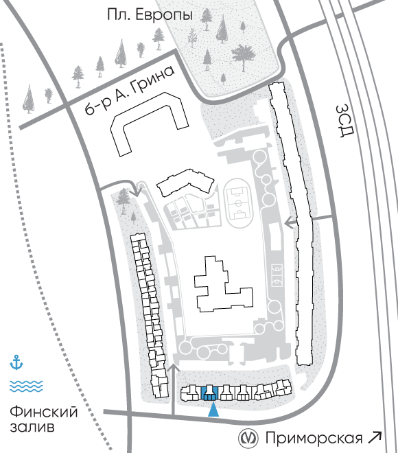 Расположение дома