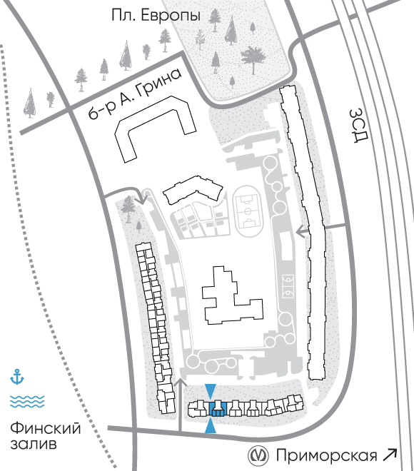 Расположение дома