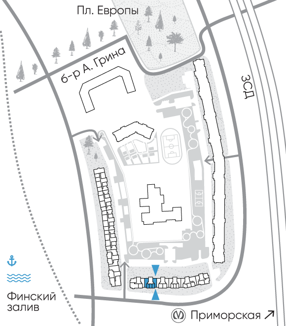 Расположение дома