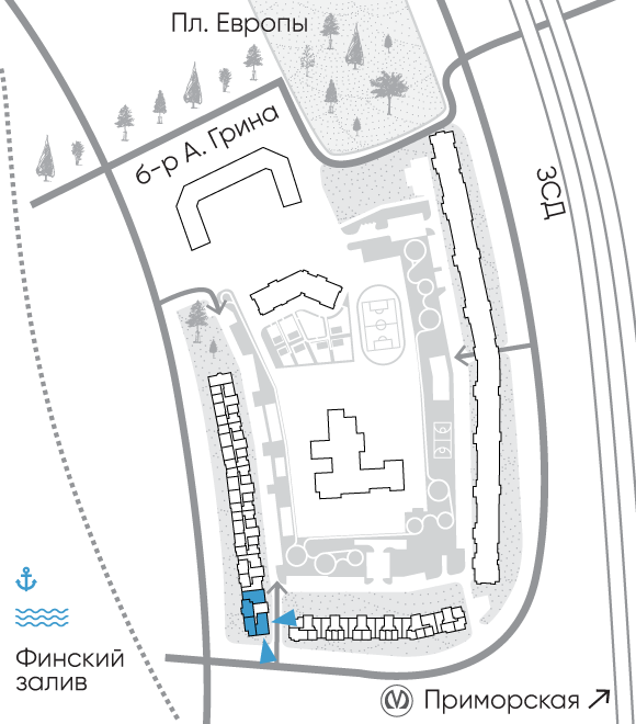 Расположение дома