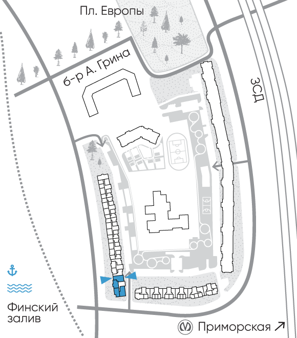 Расположение дома