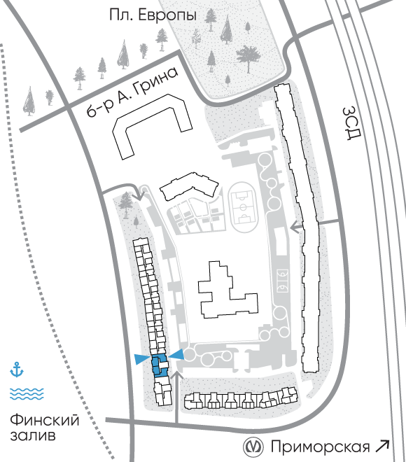 Расположение дома