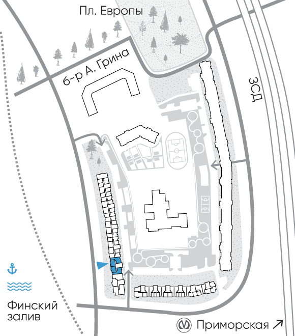 Расположение дома