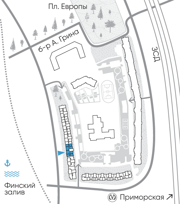 Расположение дома