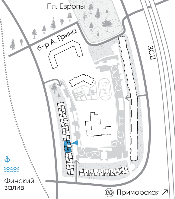 Расположение дома