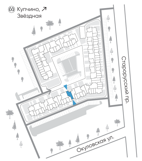 Расположение дома