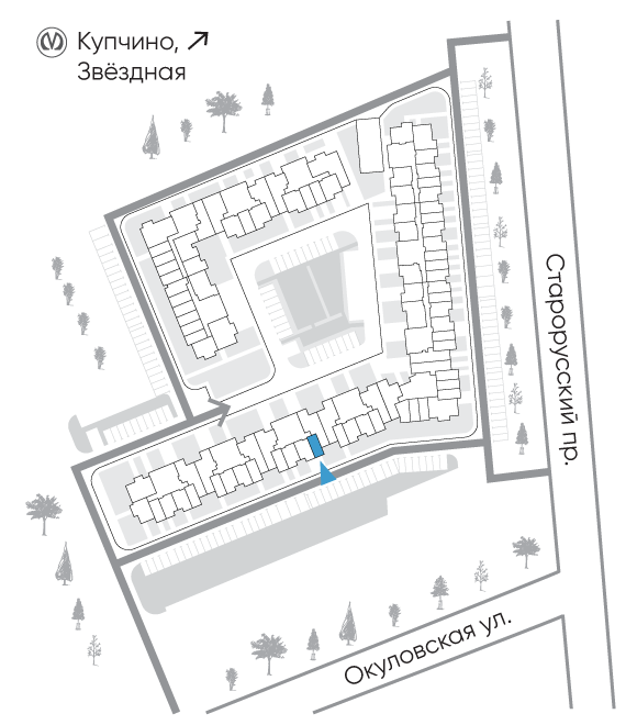 Расположение дома