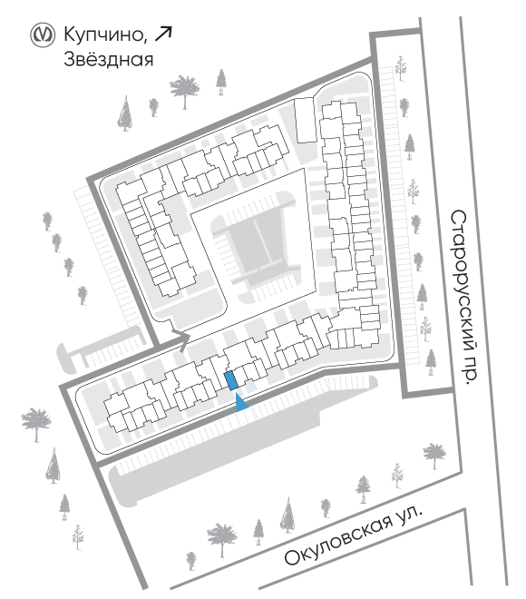 Расположение дома