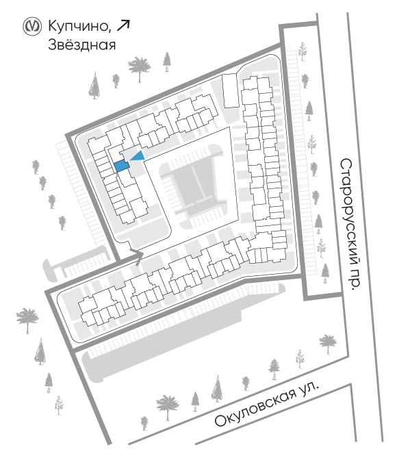 Расположение дома