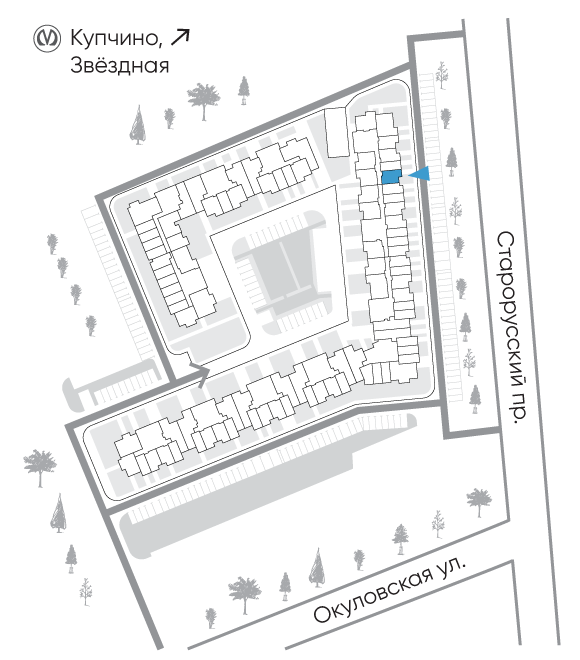 Расположение дома