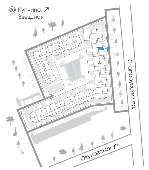 Расположение дома