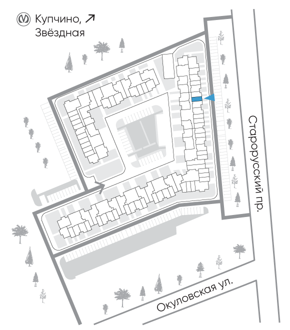 Расположение дома
