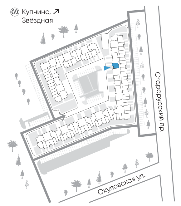 Расположение дома