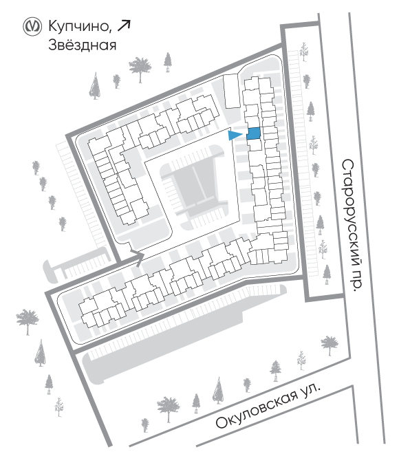 Расположение дома