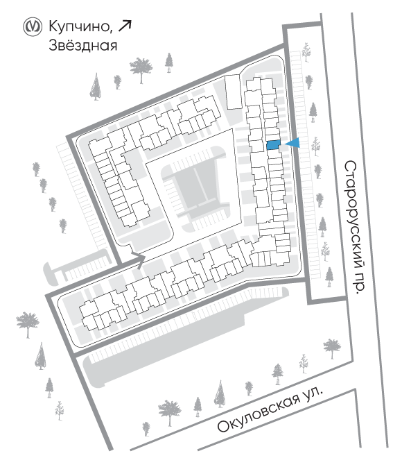 Расположение дома