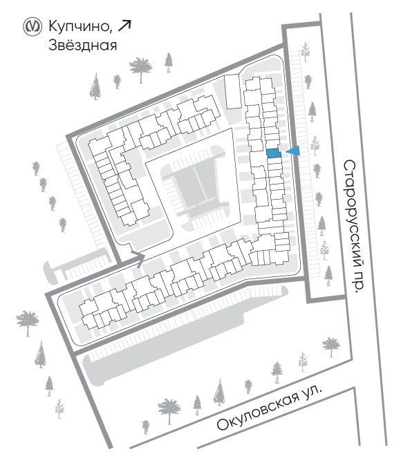 Расположение дома