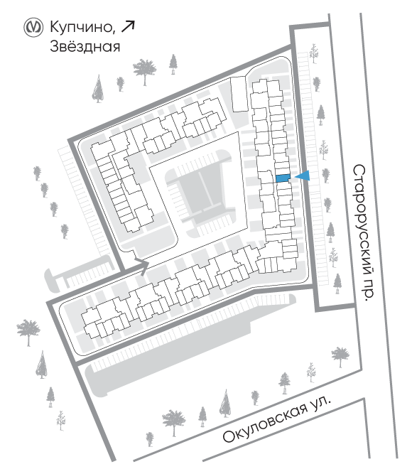 Расположение дома