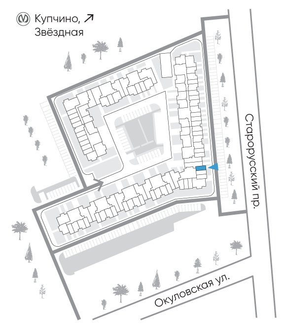 Расположение дома