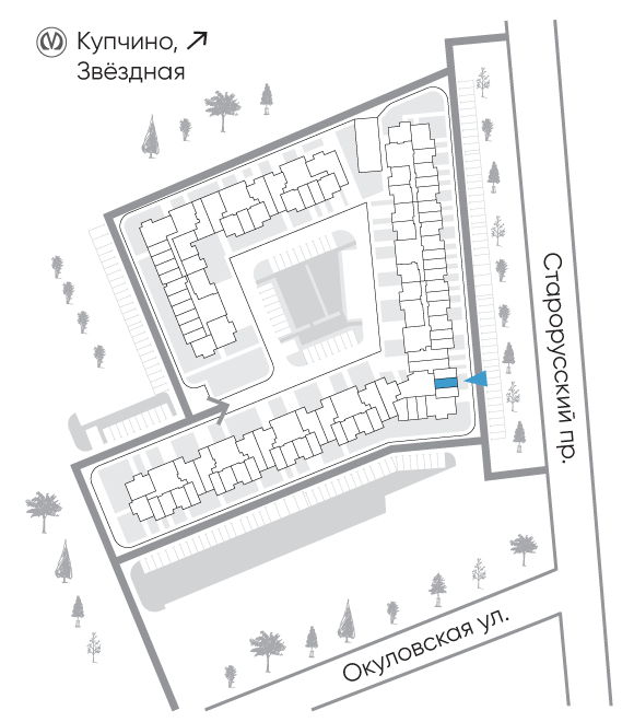 Расположение дома