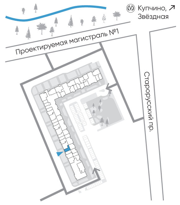 Расположение дома