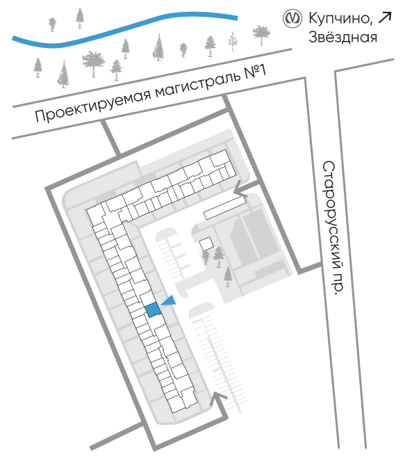 Расположение дома