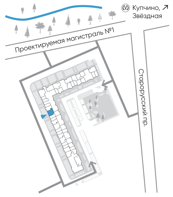 Расположение дома