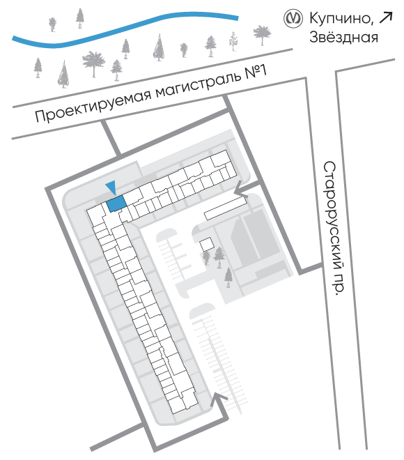 Расположение дома