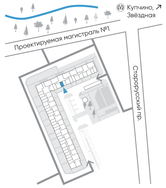 Расположение дома