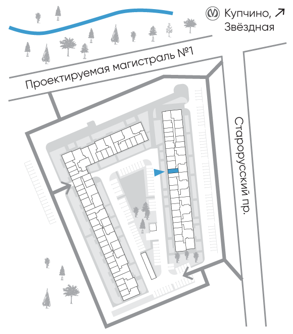 Расположение дома