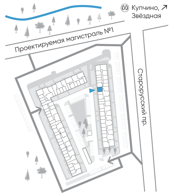 Расположение дома