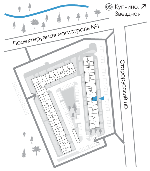 Расположение дома