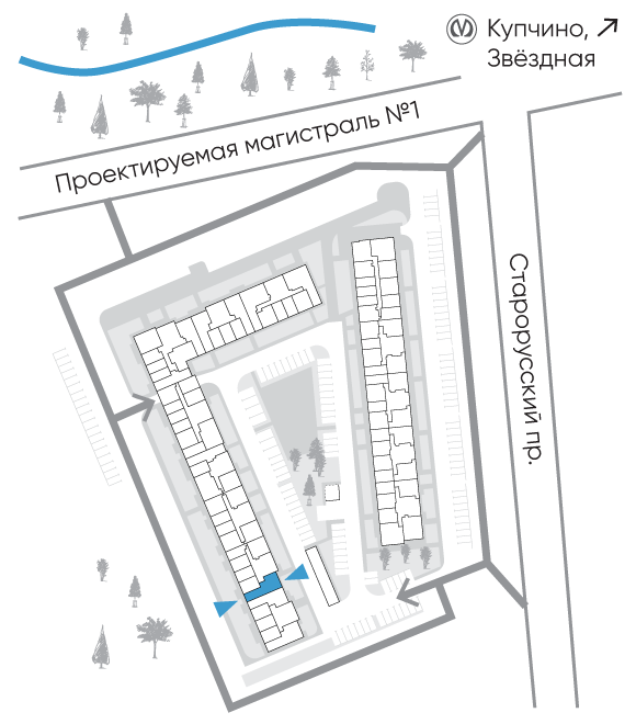 Расположение дома