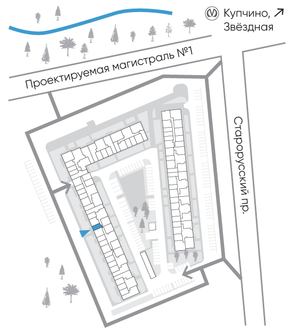 Расположение дома