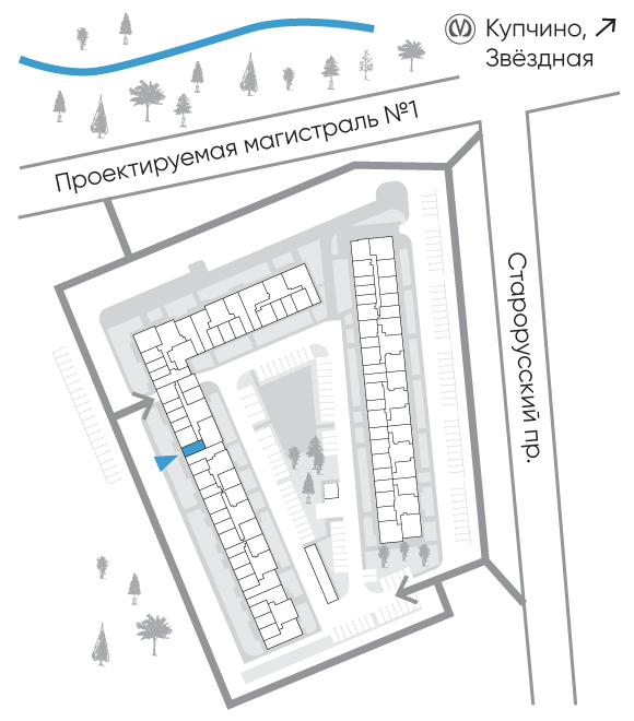 Расположение дома