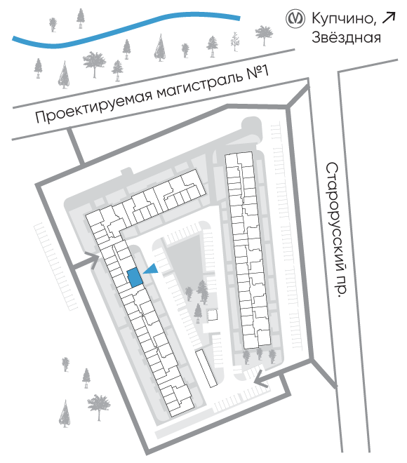 Расположение дома