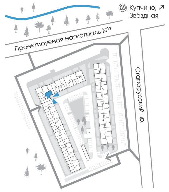 Расположение дома