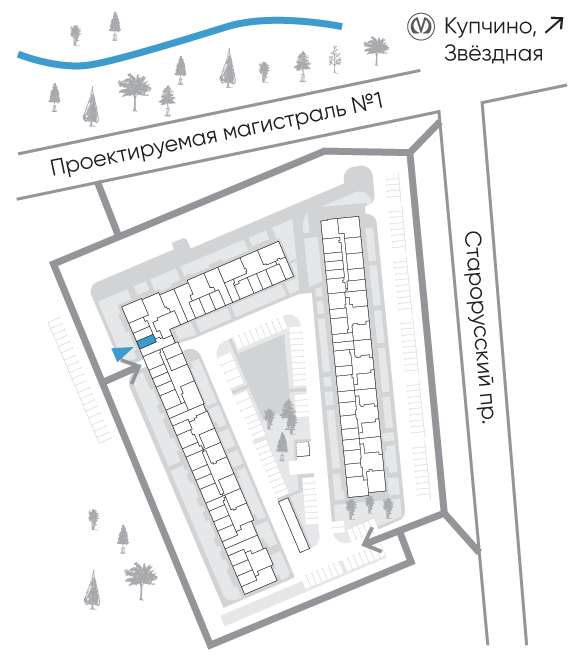 Расположение дома