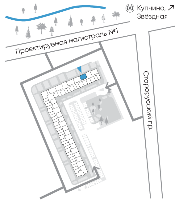 Расположение дома