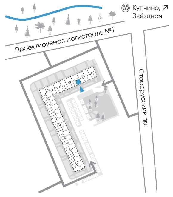 Расположение дома