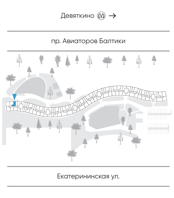 Расположение дома